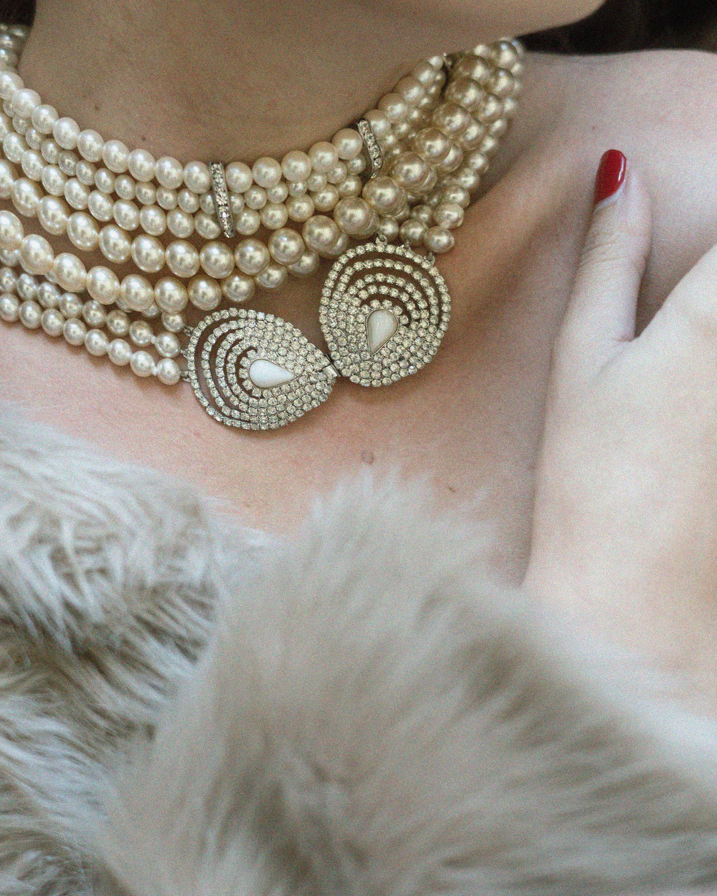 Collana di perle vintage