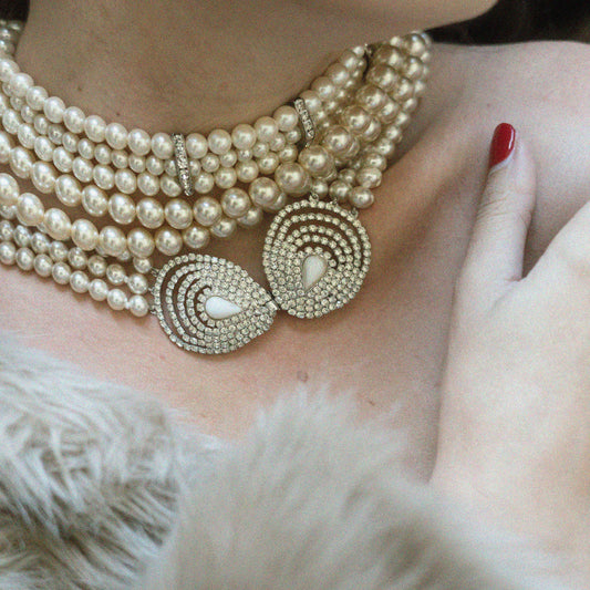 Collana di perle vintage