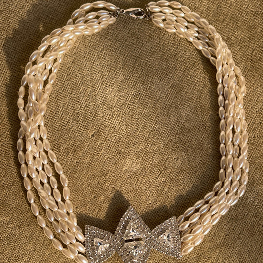 Collana vintage fiocco