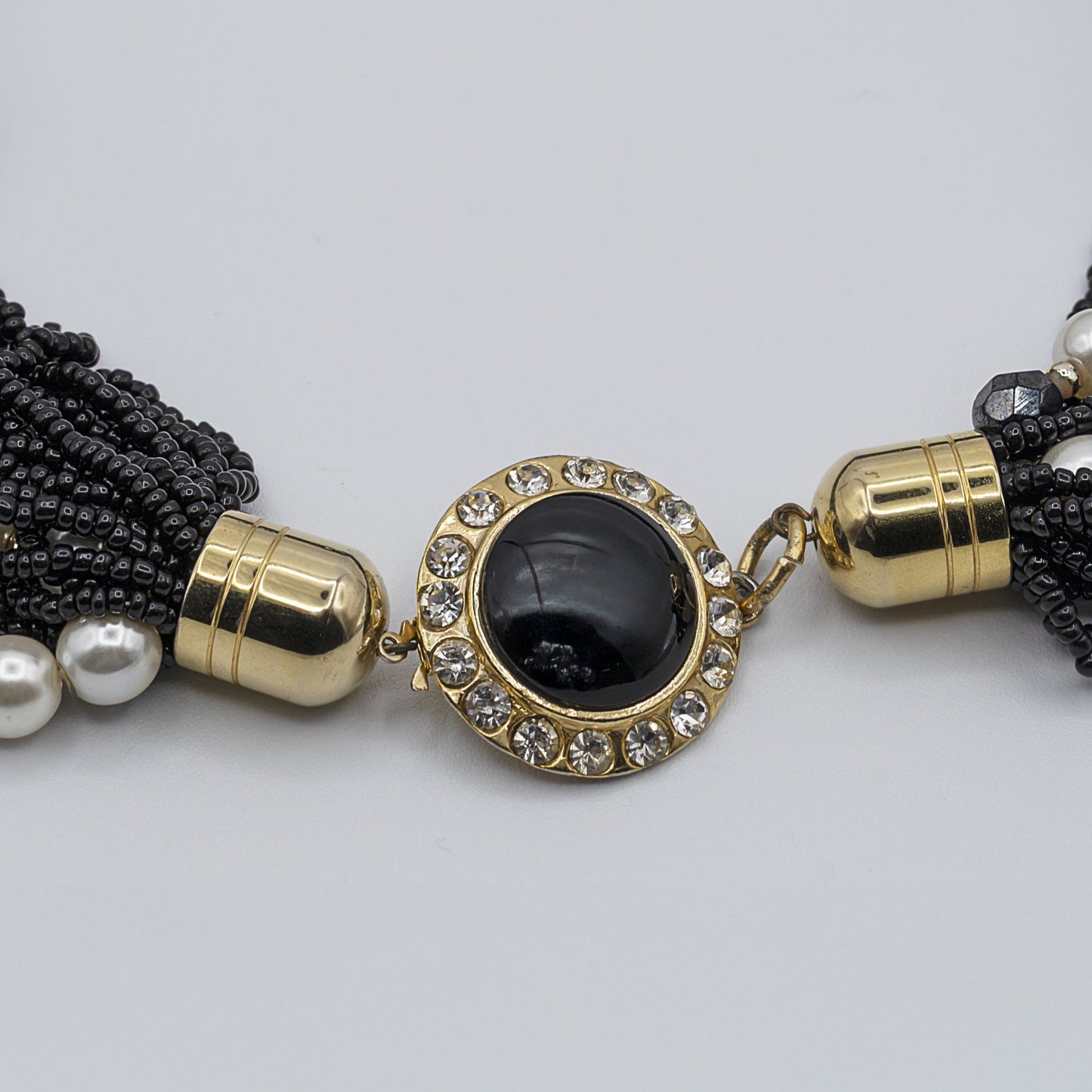 Collana vintage microperle