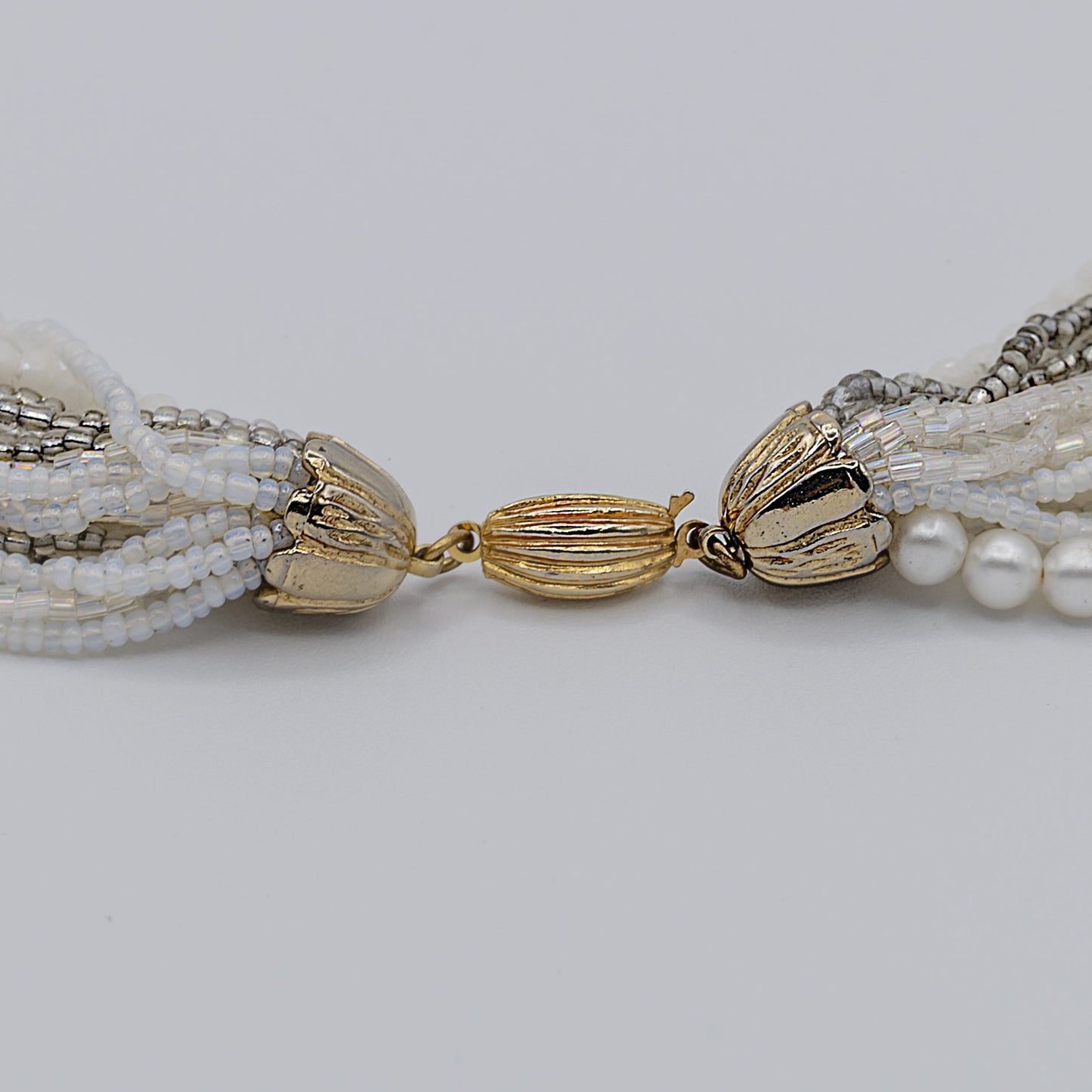 Collana vintage microperle