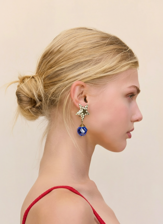 Orecchini vintage Valentino stella