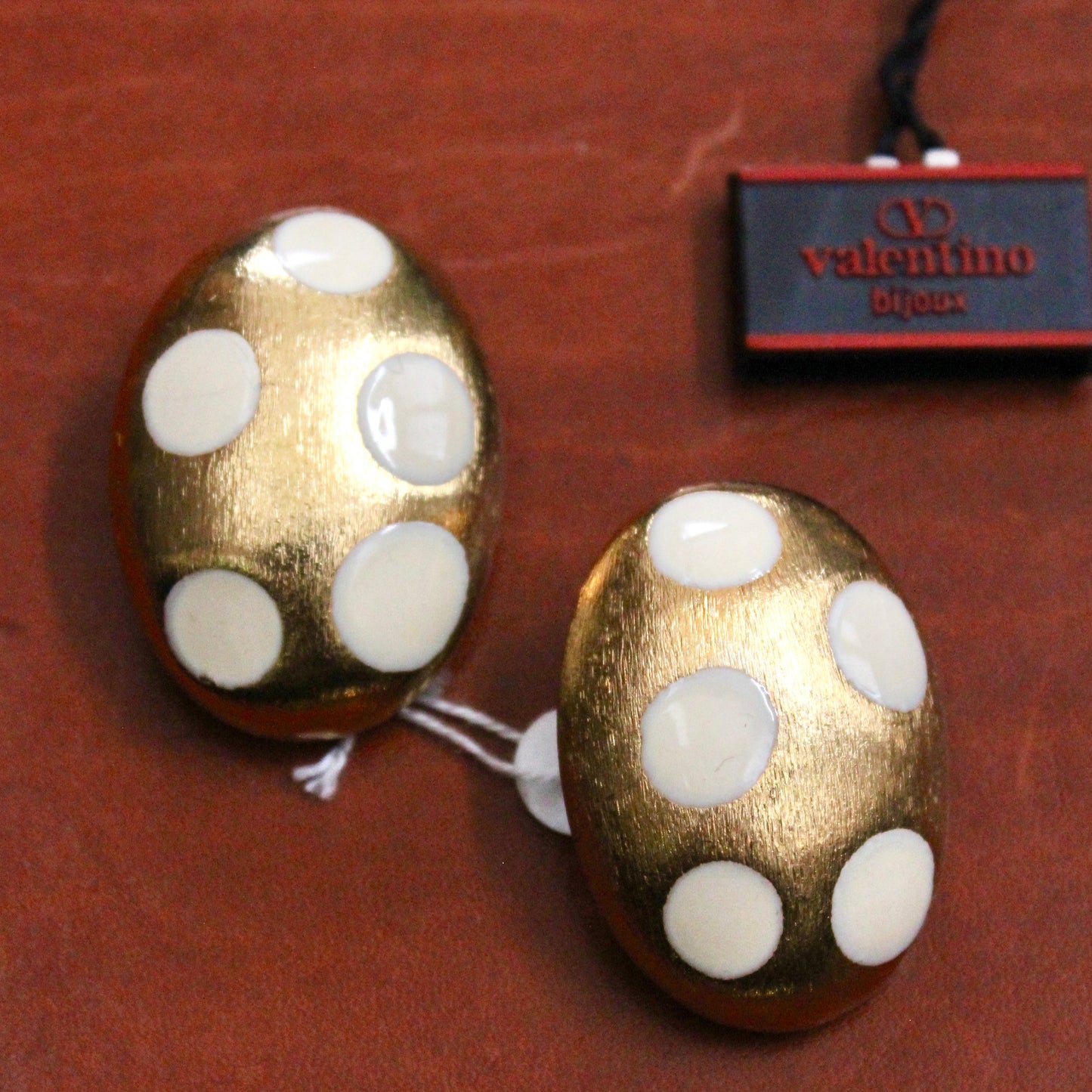 Orecchini Vintage Valentino pois