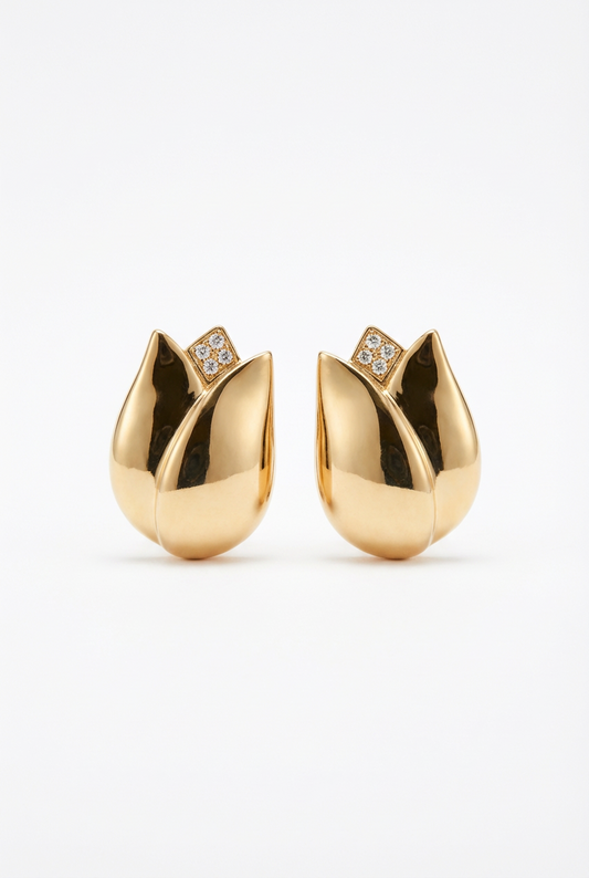 Orecchini Vintage Tulipani