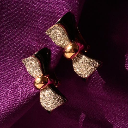 Orecchini vintage VALENTINO fiocco