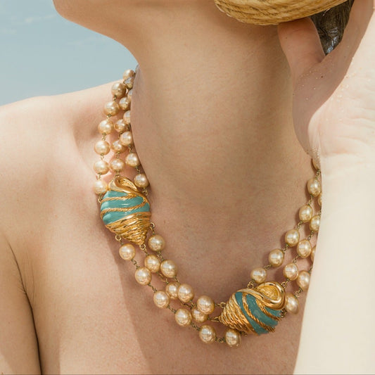 Collana vintage VALENTINO torchon