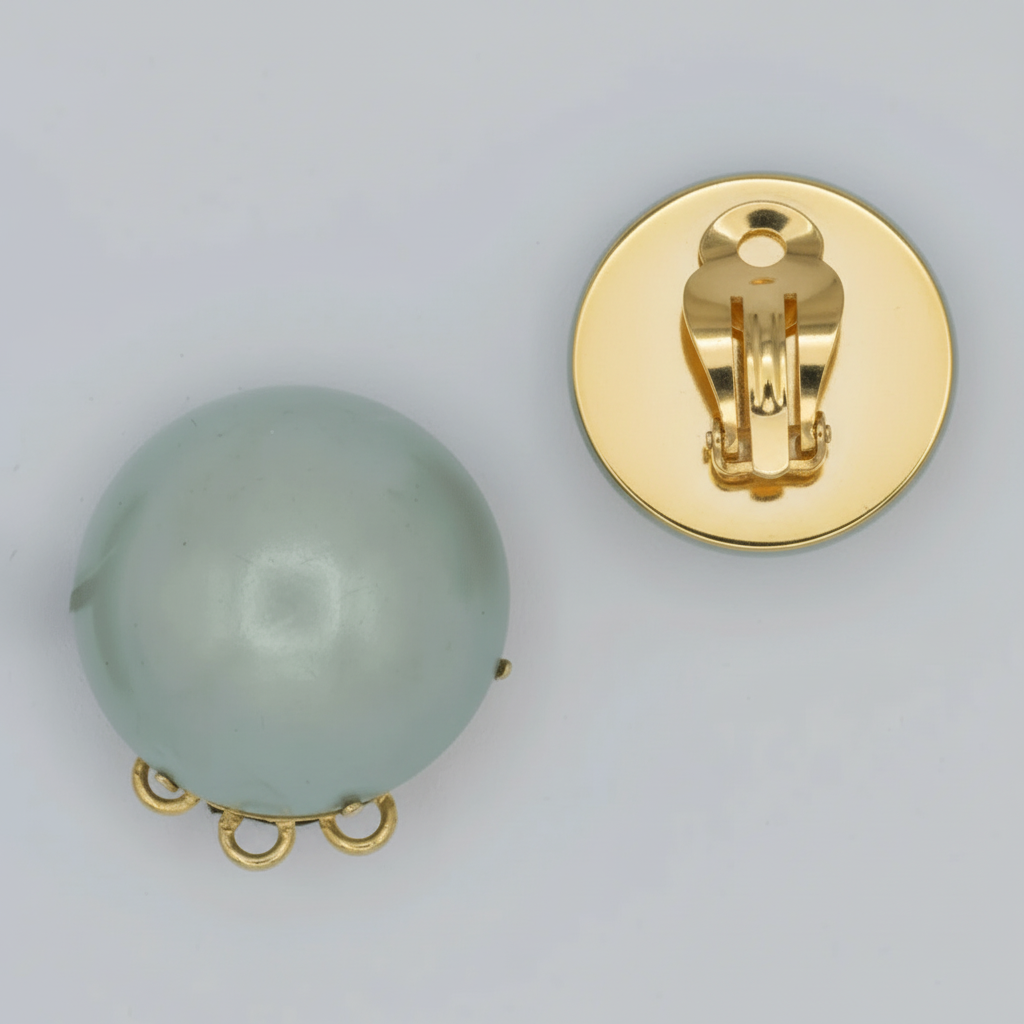 Orecchini Vintage Button