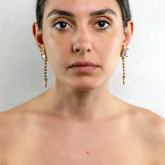 Orecchini vintage Luna