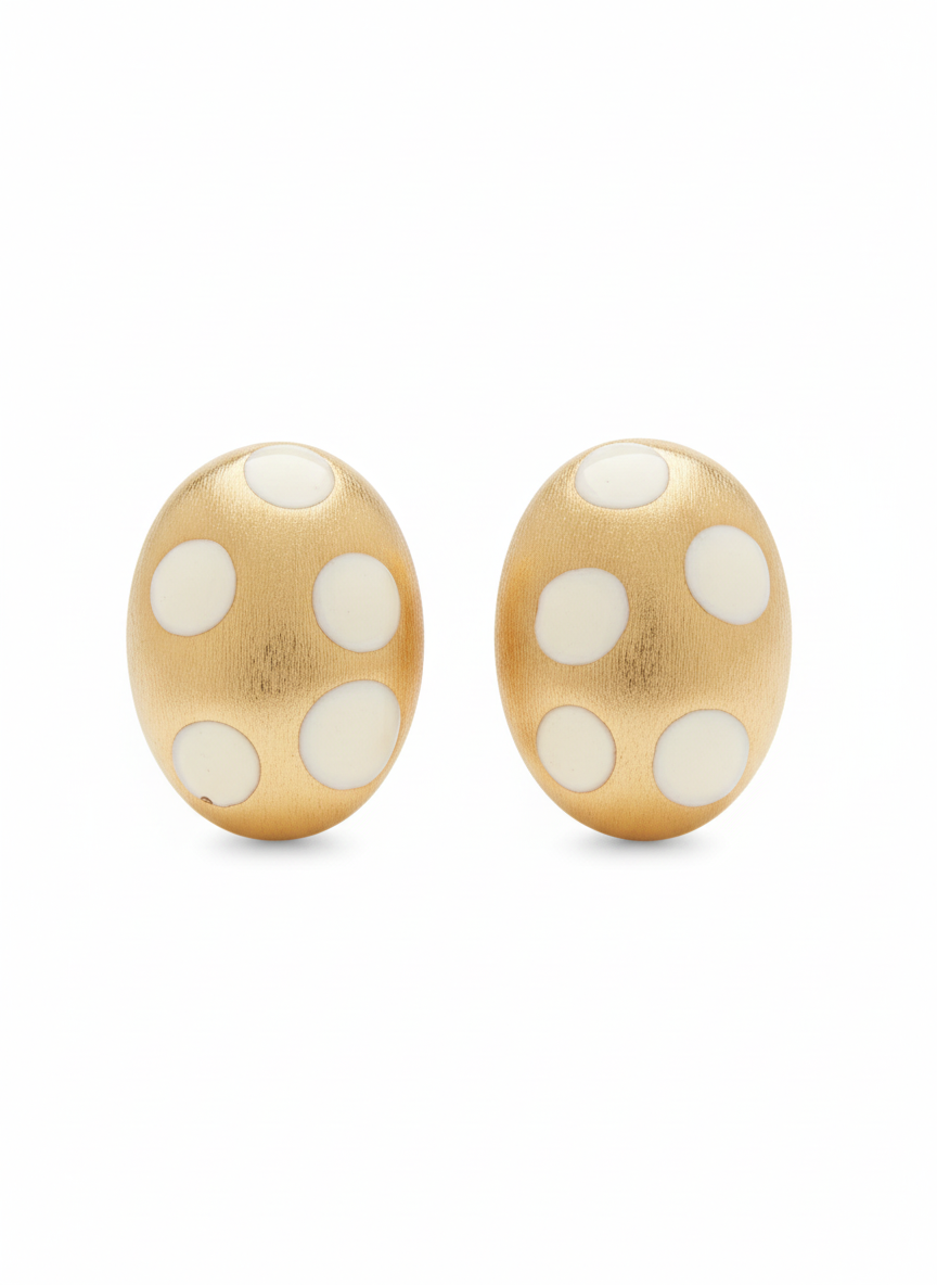 Orecchini Vintage Valentino pois