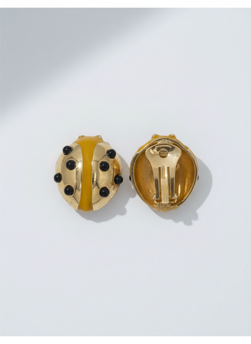 Orecchini Vintage Valentino Coccinella XL