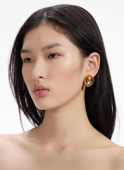 Orecchini Vintage Valentino Coccinella XL