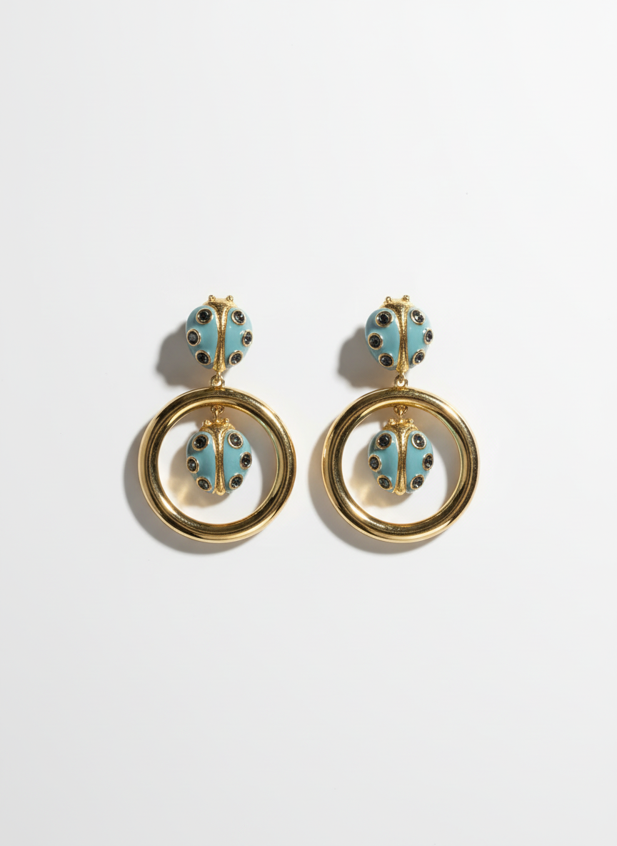 Orecchini vintage VALENTINO lucky