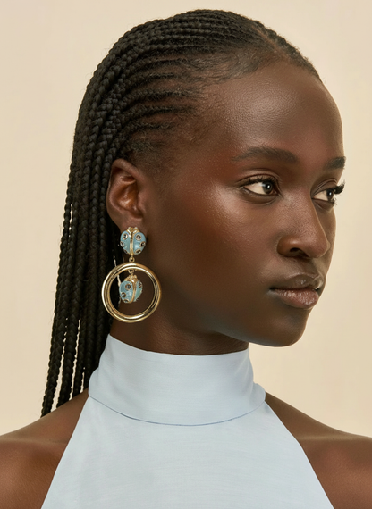 Orecchini vintage VALENTINO lucky