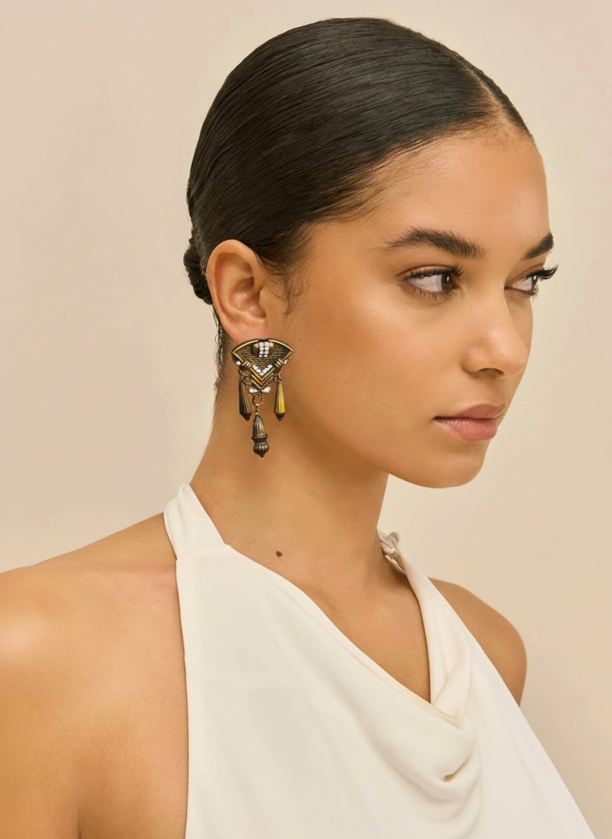 Orecchini Vintage Tribale