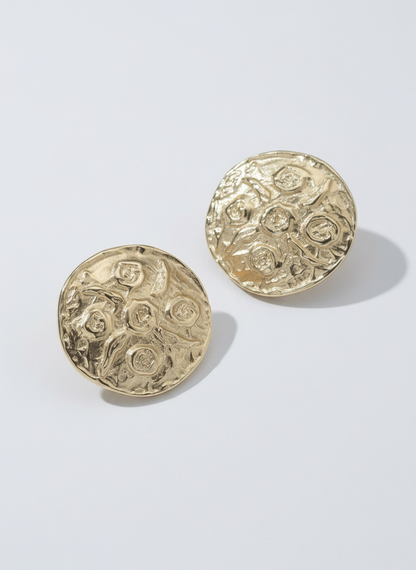 Orecchini vintage Saint Laurent moneta