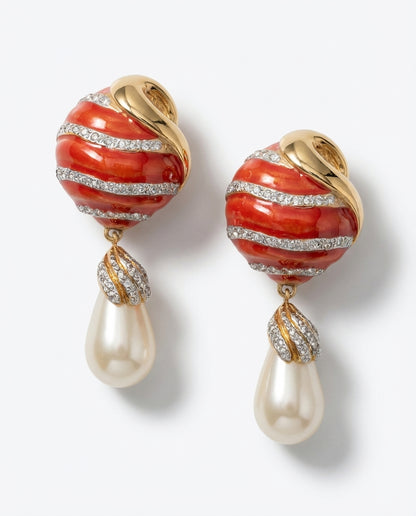 Orecchini vintage VALENTINO perla