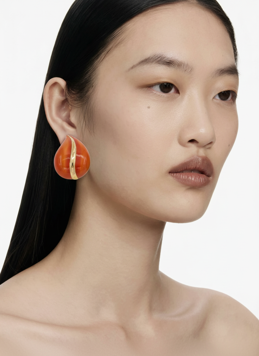 Orecchini Vintage VALENTINO goccia