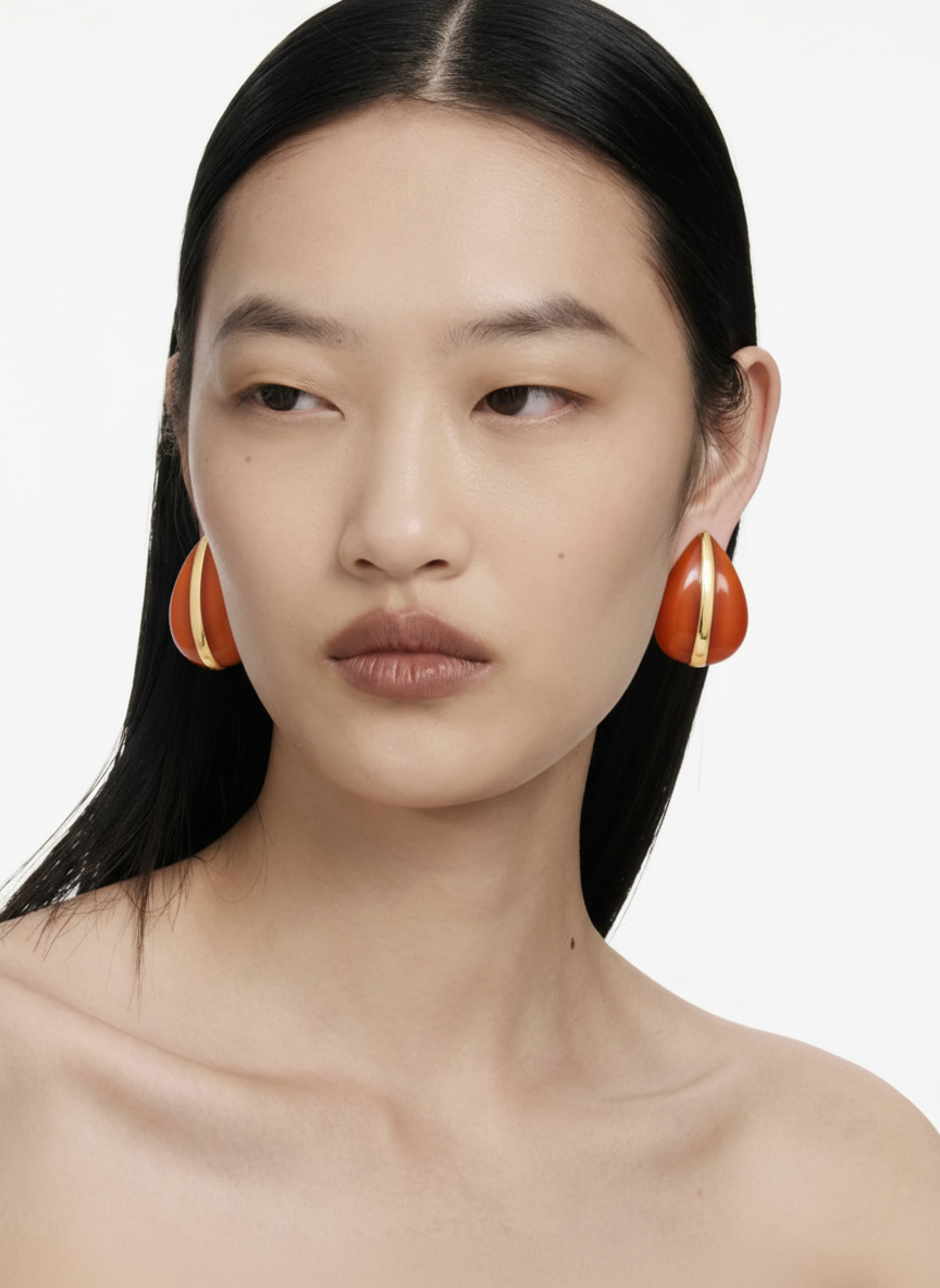 Orecchini Vintage VALENTINO goccia