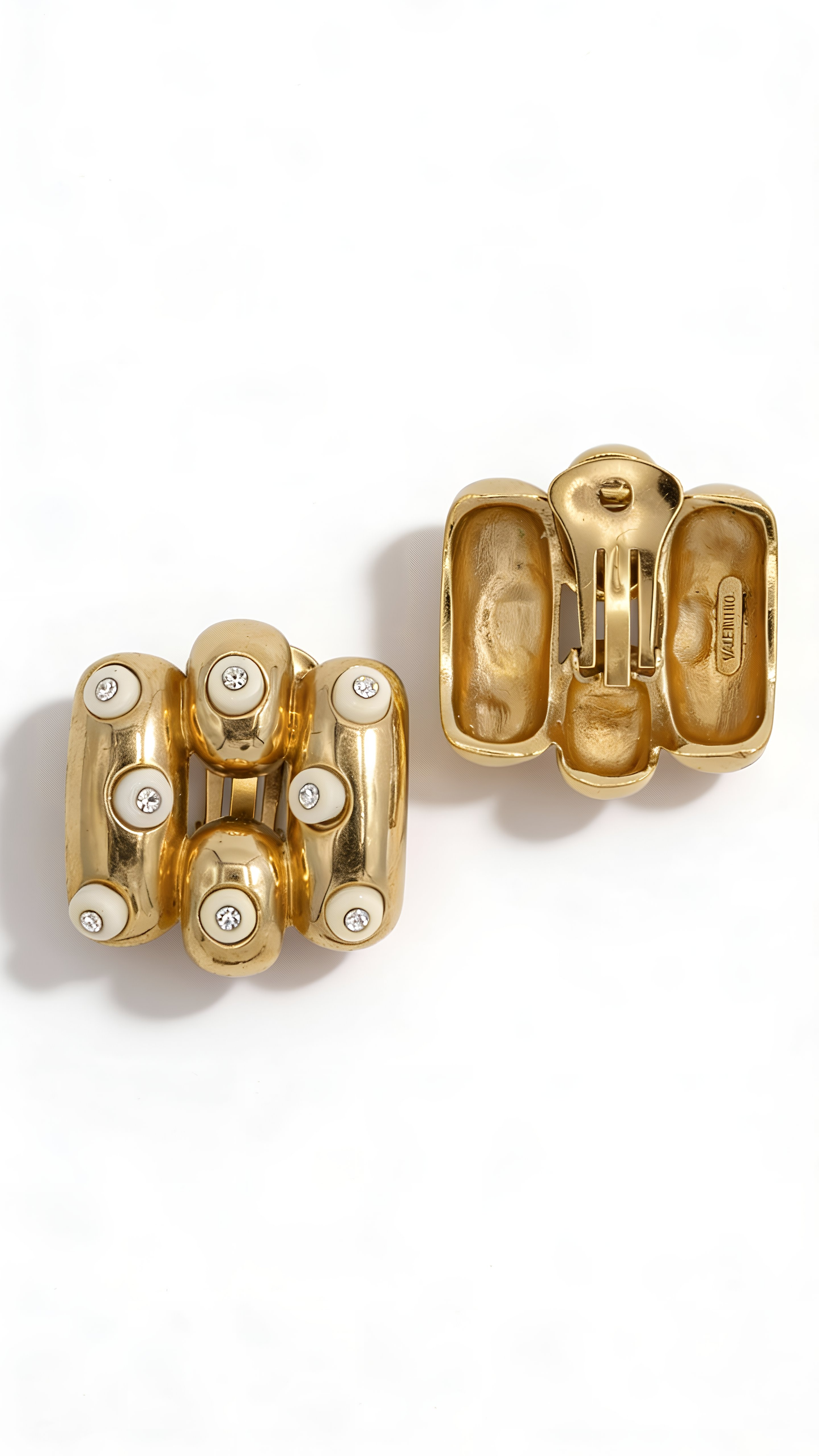Orecchini vintage VALENTINO disco
