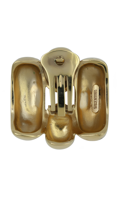 Orecchini vintage VALENTINO disco